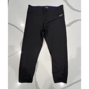 Calvin Klein Performance Wick  Leggings‎ Womens M Black Cropped Athletic Pants